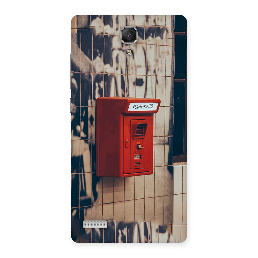 Vintage Alarm Back Case for Redmi Note