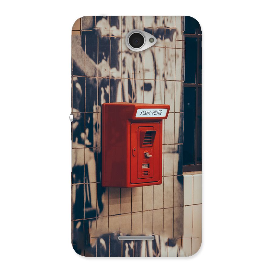 Vintage Alarm Back Case for Sony Xperia E4