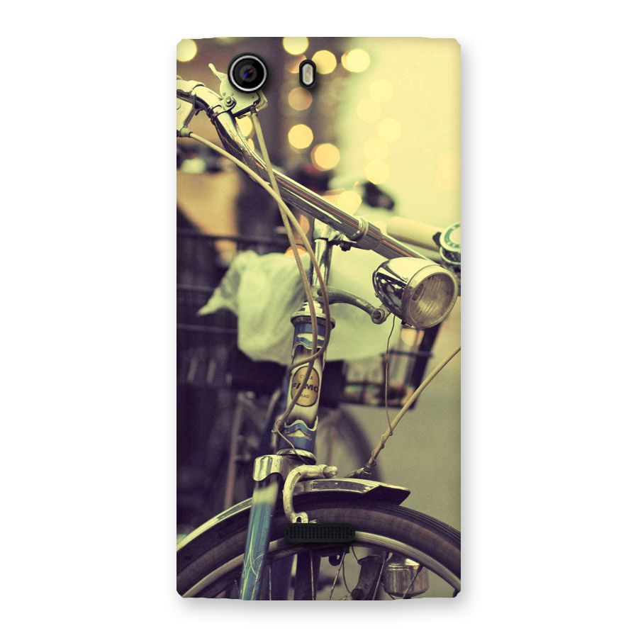 Vintage Bicycle Back Case for Canvas Nitro 2 E311