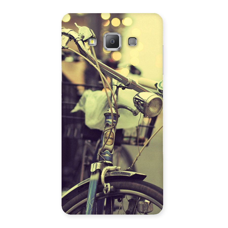 Vintage Bicycle Back Case for Galaxy A7