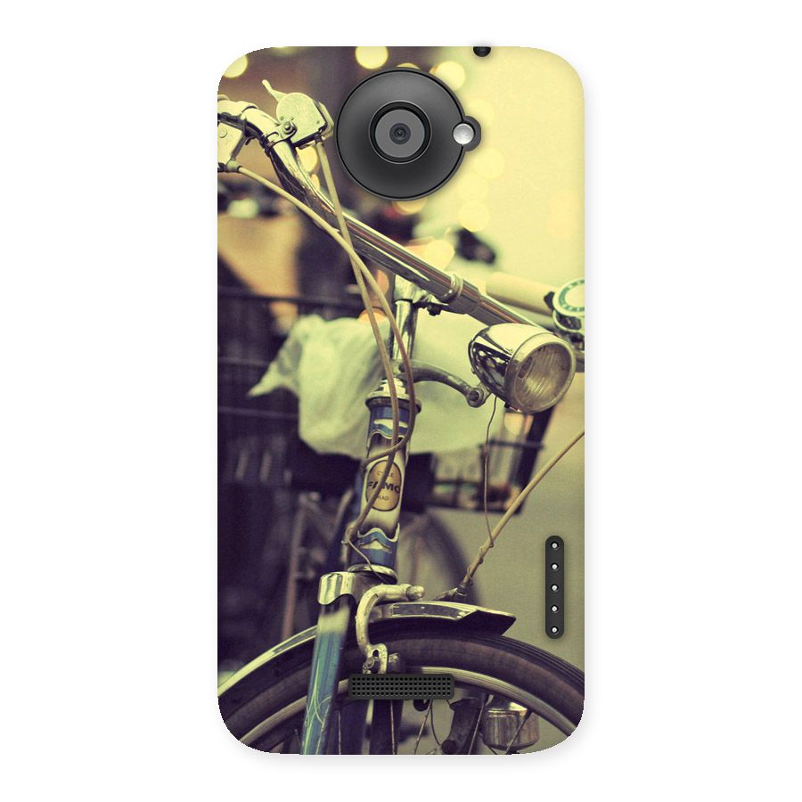 Vintage Bicycle Back Case for HTC One X