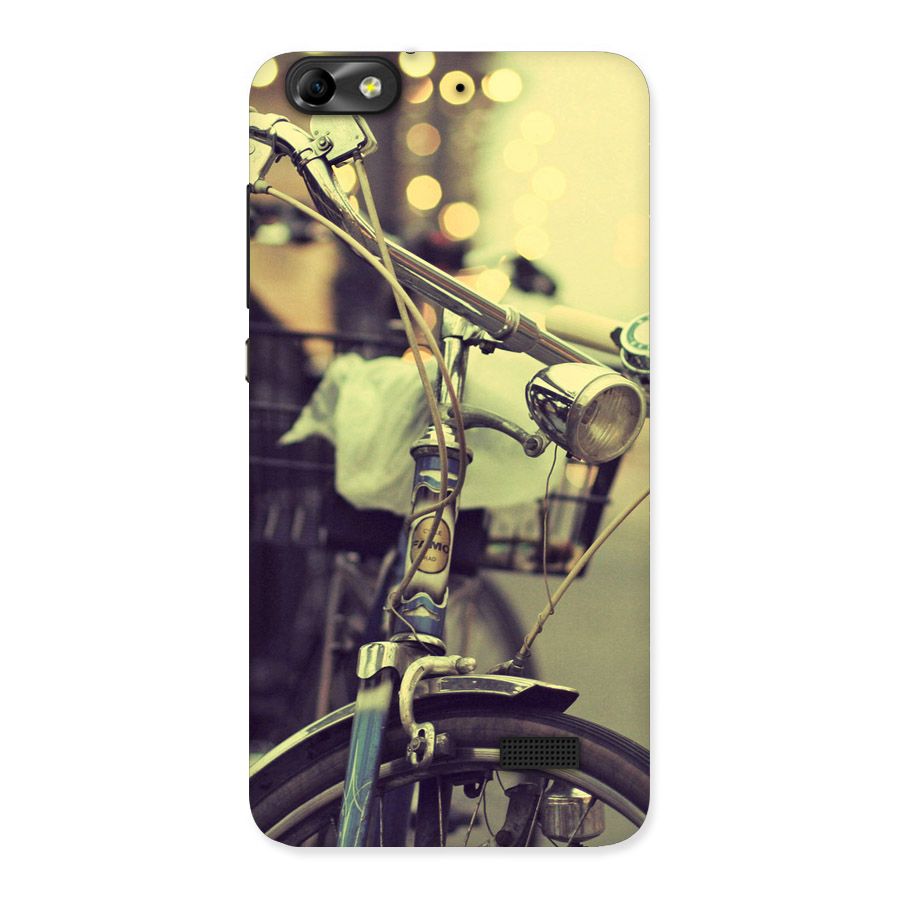 Vintage Bicycle Back Case for Honor 4C