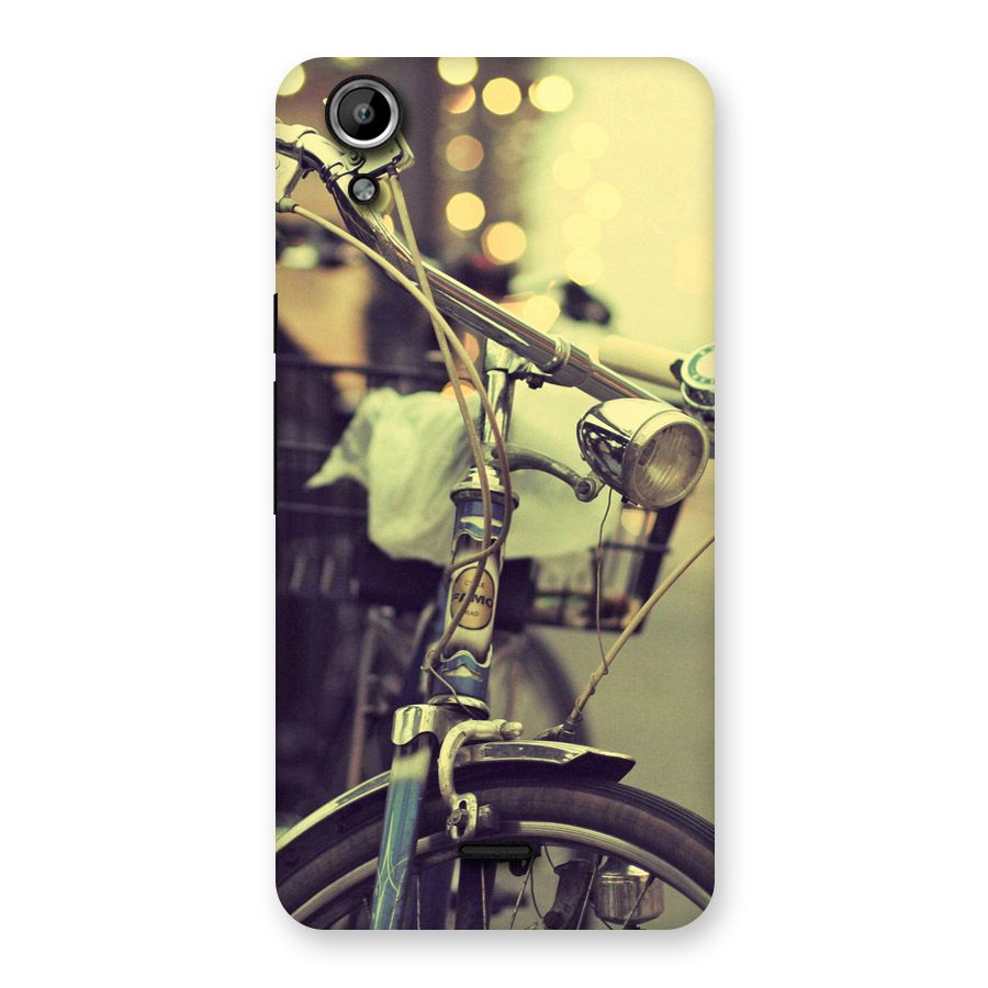 Vintage Bicycle Back Case for Micromax Canvas Selfie Lens Q345