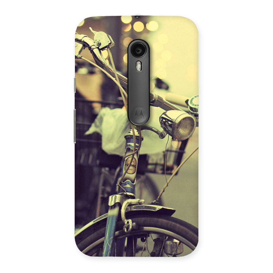 Vintage Bicycle Back Case for Moto G Turbo