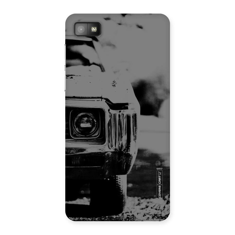 Vintage Car Black and White Back Case for Blackberry Z10