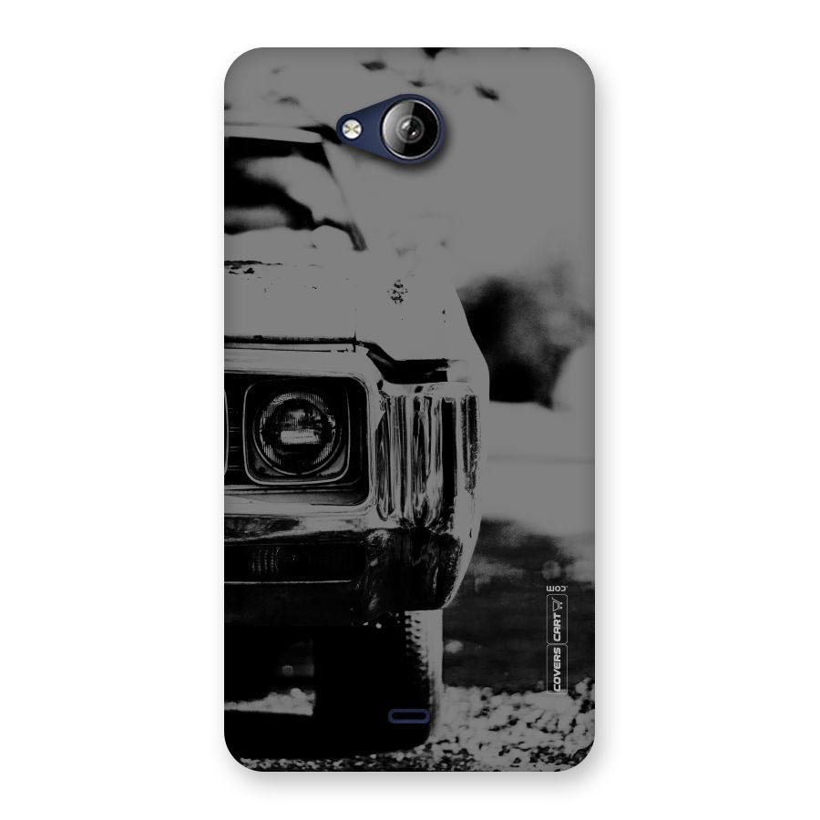 Vintage Car Black and White Back Case for Canvas Play Q355