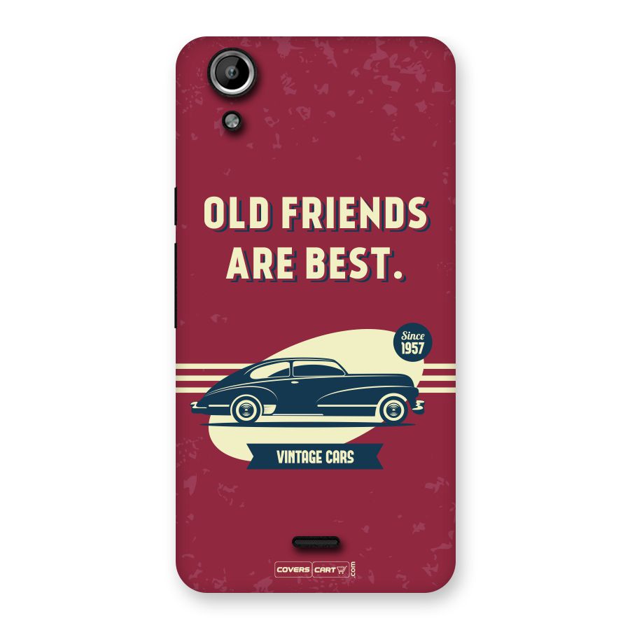 Old Friends Vintage Car Back Case for Canvas Selfie Lens