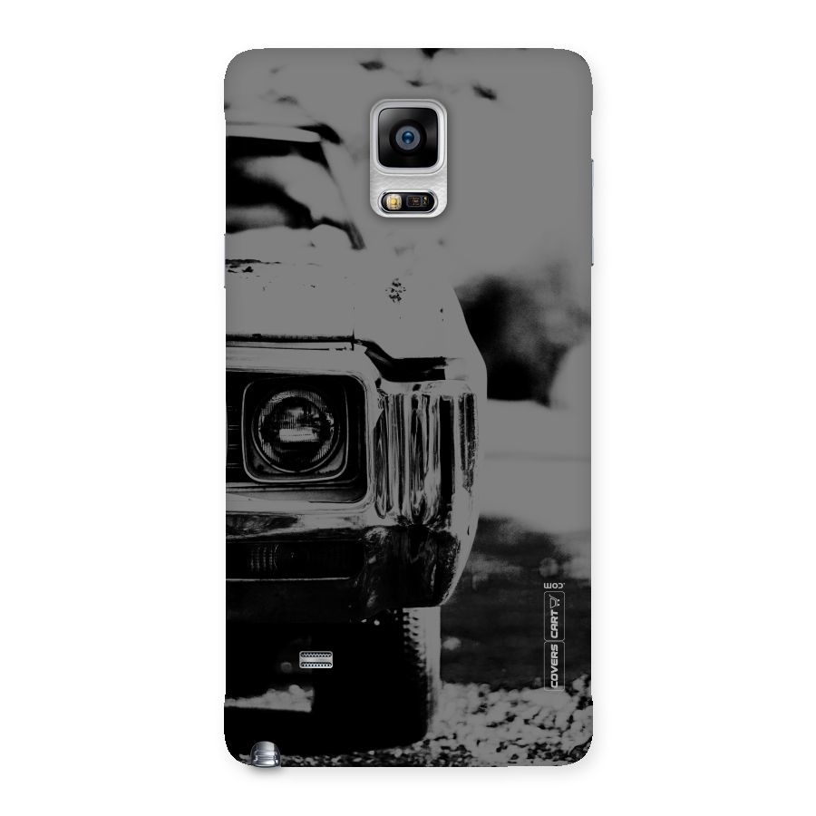 Vintage Car Black and White Back Case for Galaxy Note 4