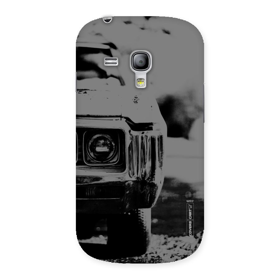 Vintage Car Black and White Back Case for Galaxy S3 Mini
