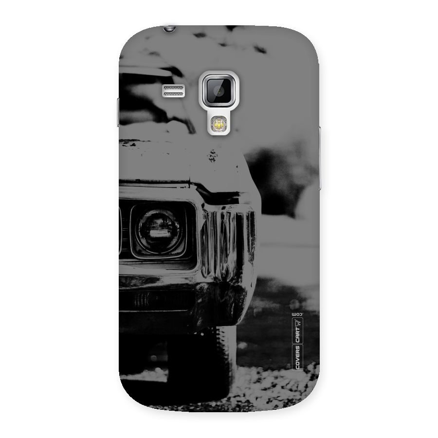 Vintage Car Black and White Back Case for Galaxy S Duos