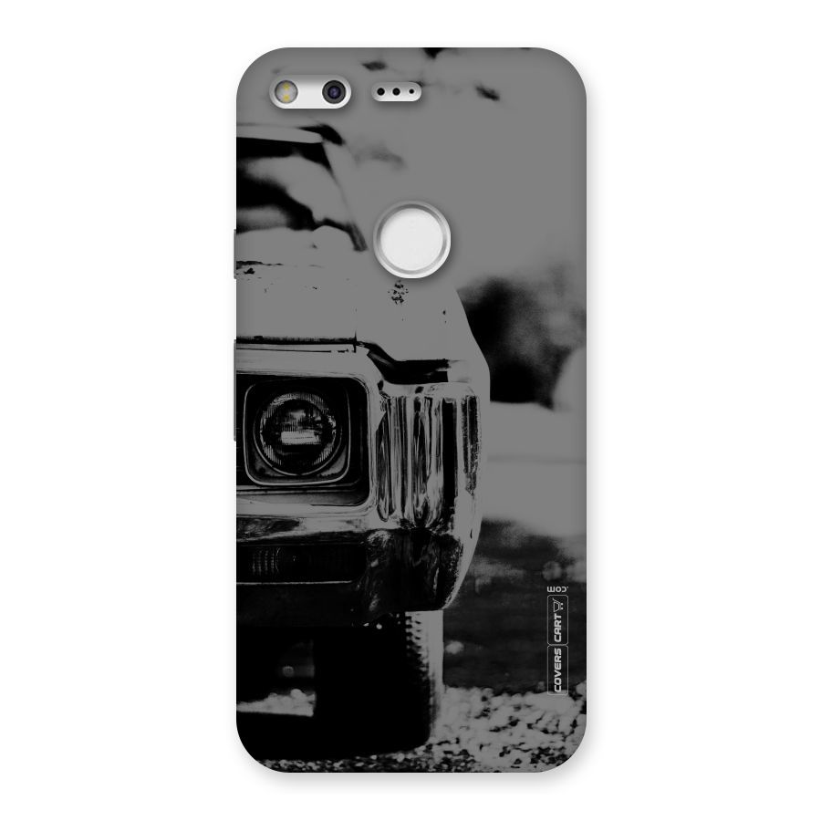 Vintage Car Black and White Back Case for Google Pixel