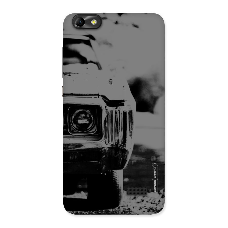 Vintage Car Black and White Back Case for Honor 4C