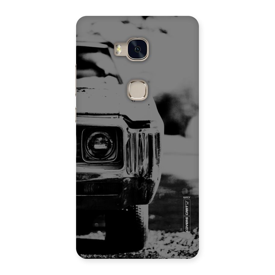 Vintage Car Black and White Back Case for Huawei Honor 5X