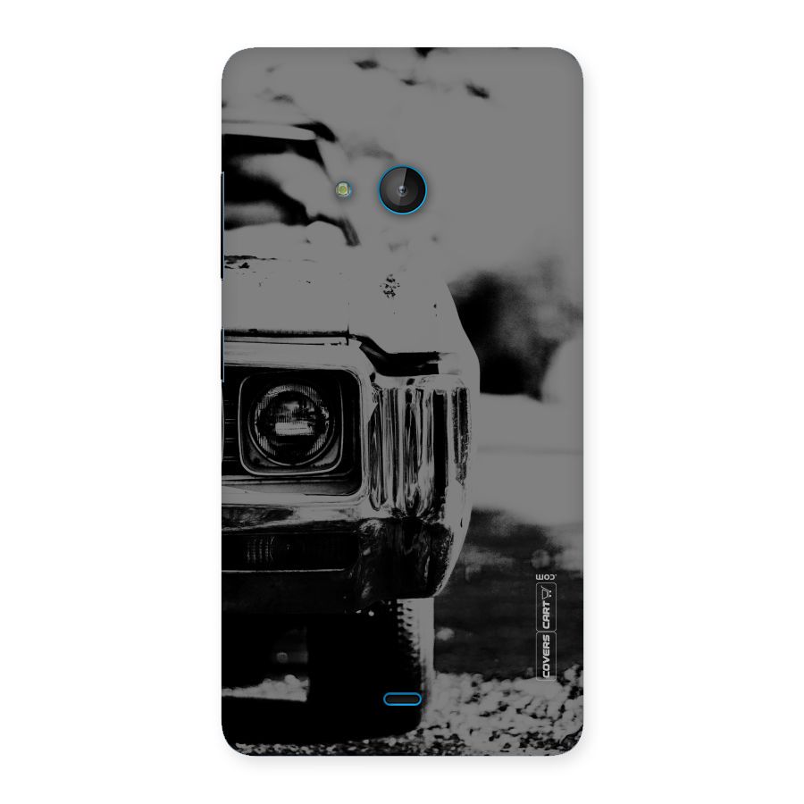 Vintage Car Black and White Back Case for Lumia 540