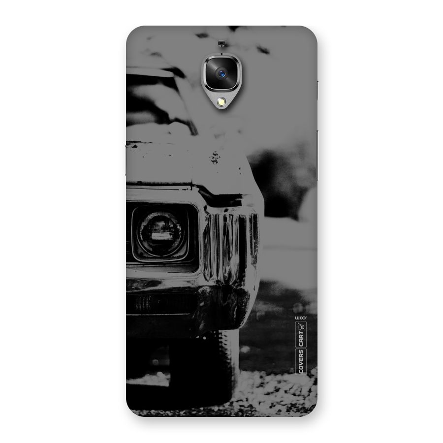 Vintage Car Black and White Back Case for OnePlus 3