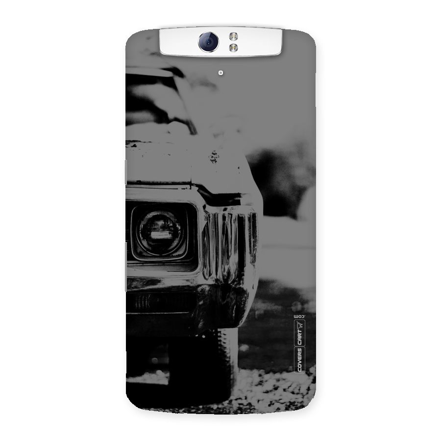 Vintage Car Black and White Back Case for Oppo N1