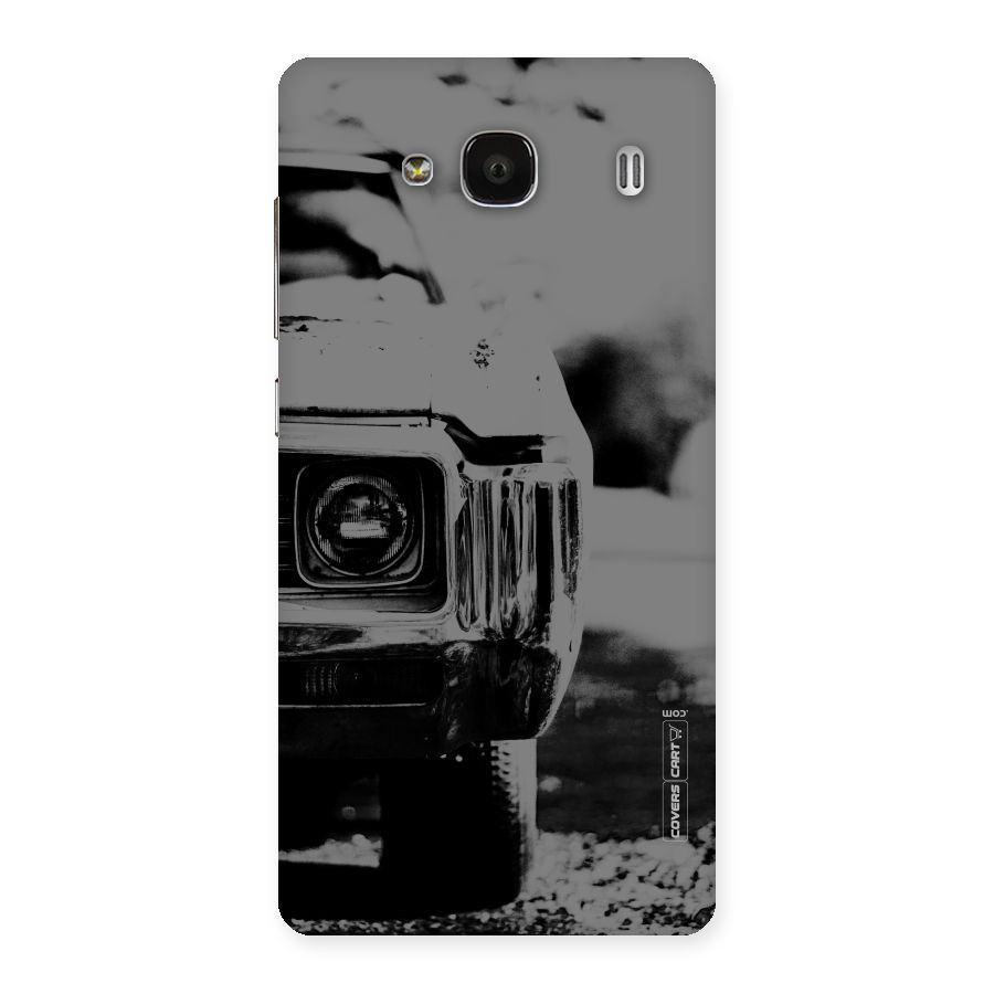 Vintage Car Black and White Back Case for Redmi 2 Prime