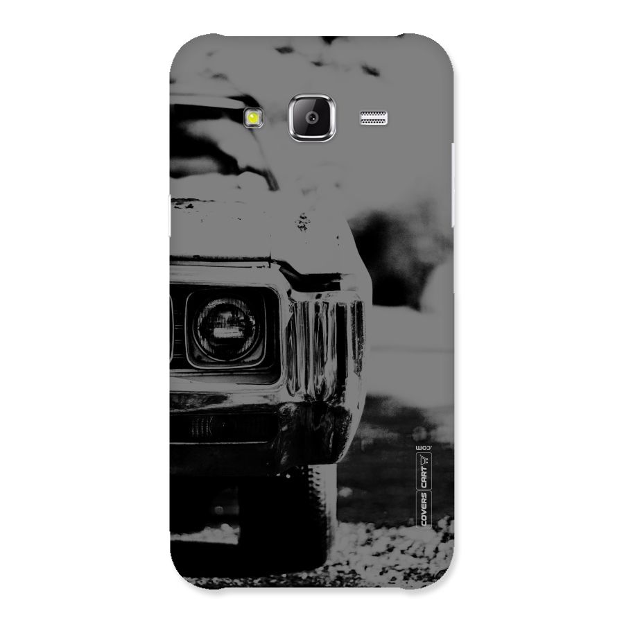 Vintage Car Black and White Back Case for Samsung Galaxy J5