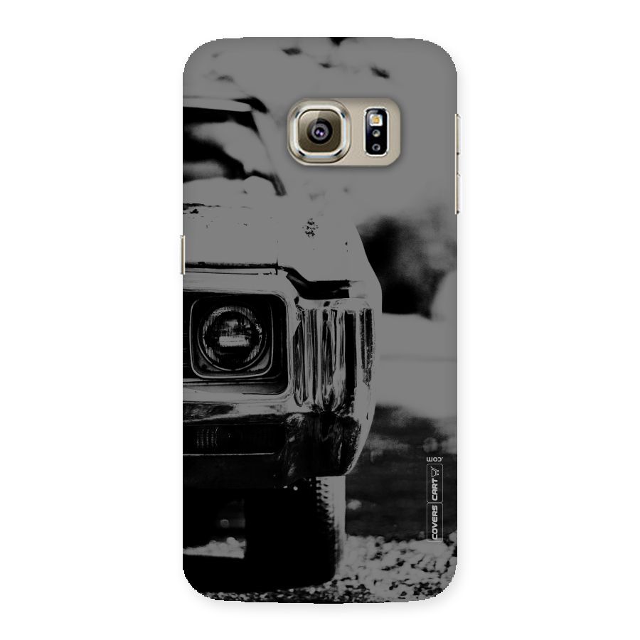 Vintage Car Black and White Back Case for Samsung Galaxy S6 Edge Plus