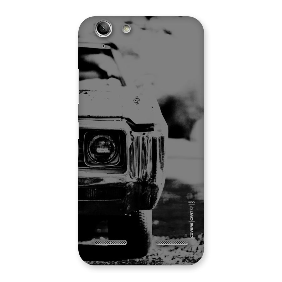Vintage Car Black and White Back Case for Vibe K5 Plus