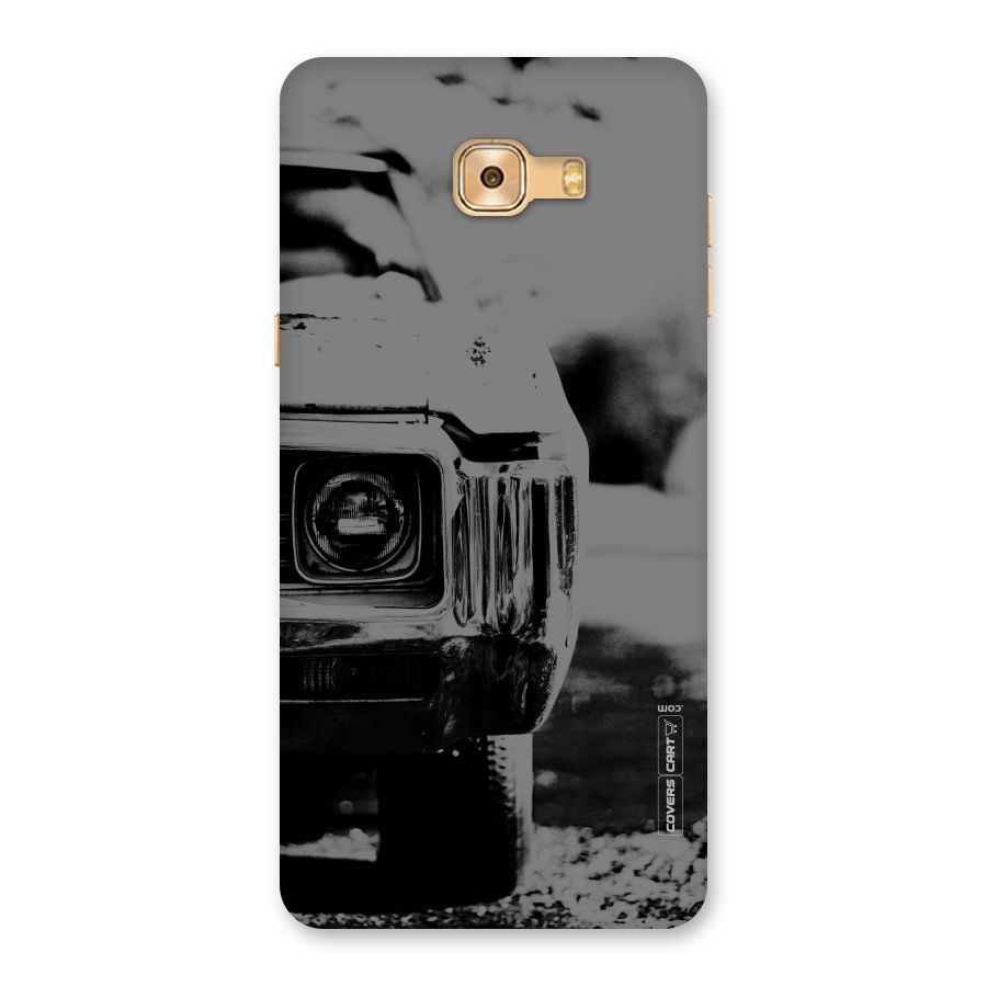 Vintage Car Black and White Back Case for Galaxy C9 Pro