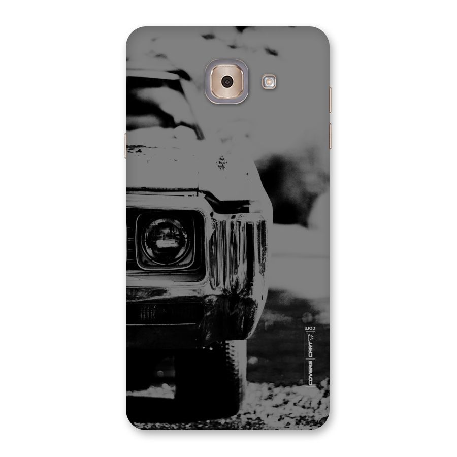 Vintage Car Black and White Back Case for Galaxy J7 Max