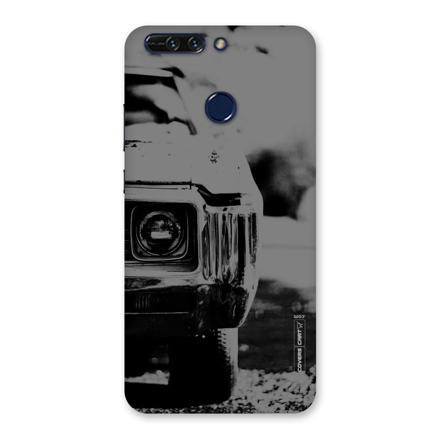 Vintage Car Black and White Back Case for Honor 8 Pro