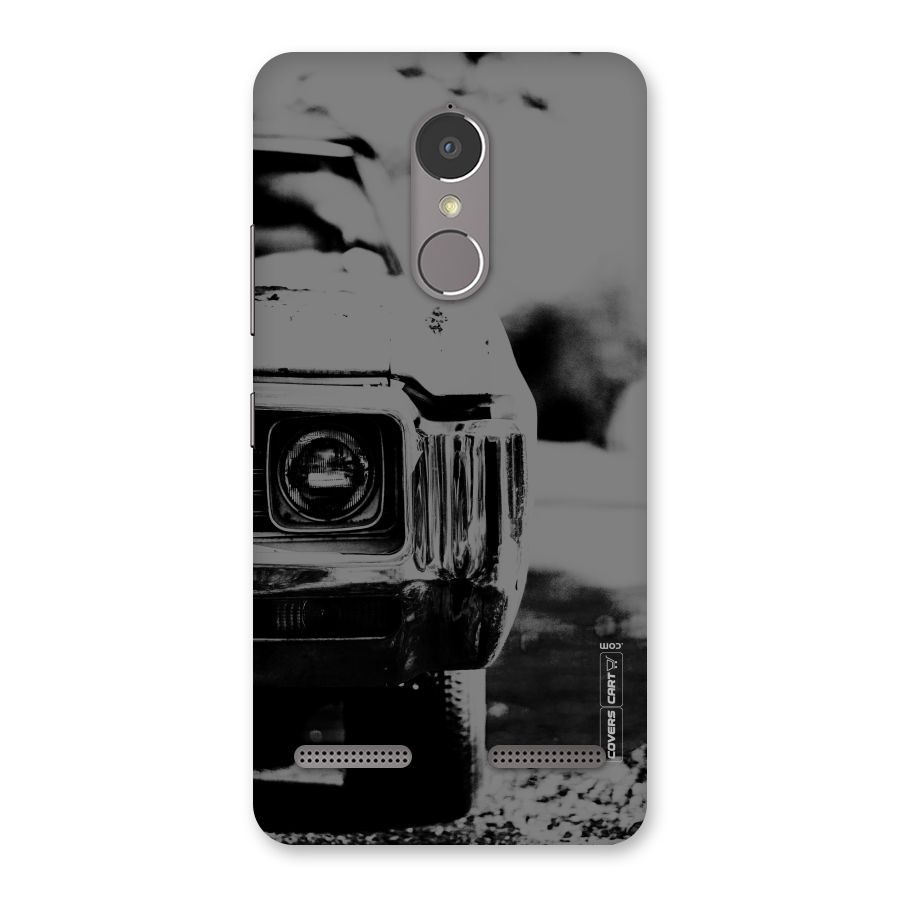 Vintage Car Black and White Back Case for Lenovo K6