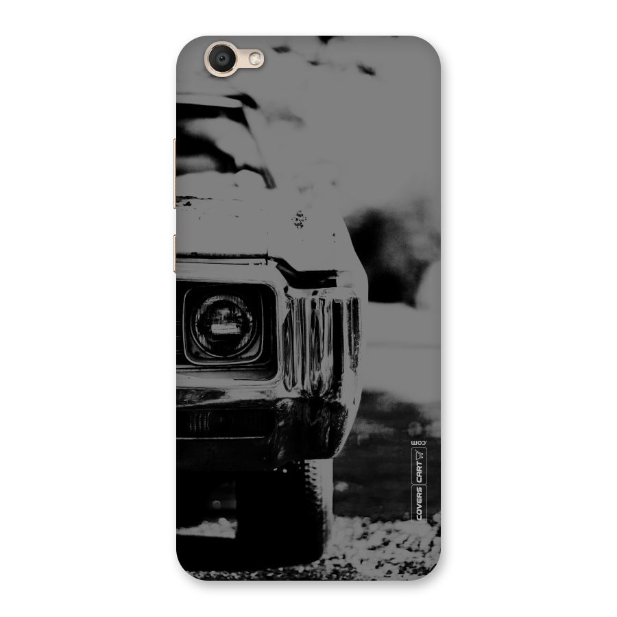 Vintage Car Black and White Back Case for Vivo V5