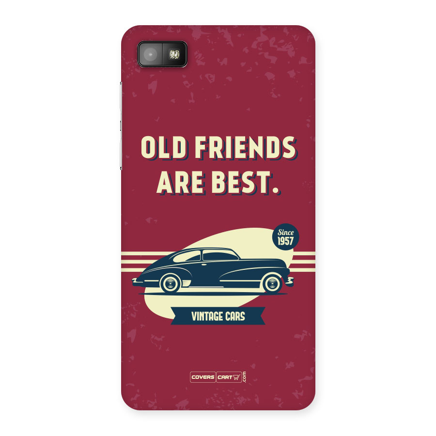Old Friends Vintage Car Back Case for Blackberry Z10