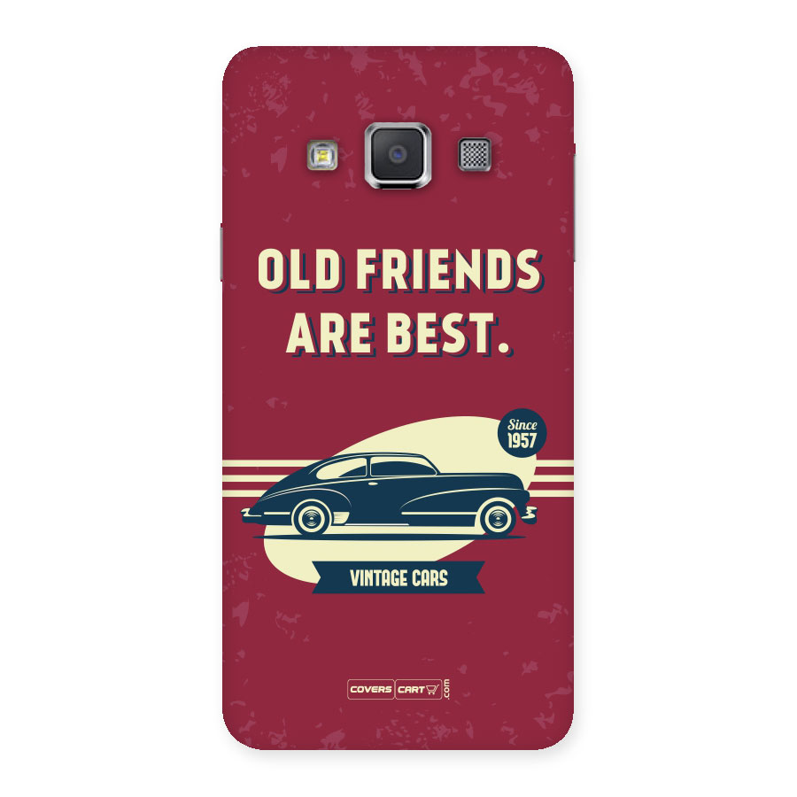 Old Friends Vintage Car Back Case for Galaxy A3