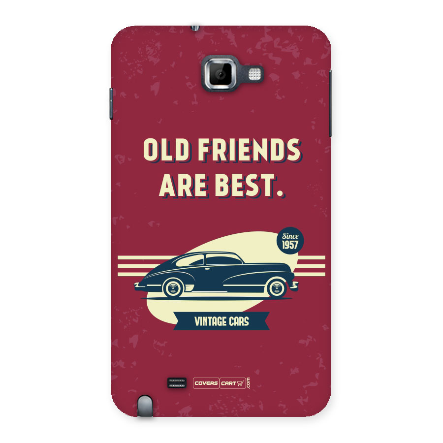 Old Friends Vintage Car Back Case for Galaxy Note