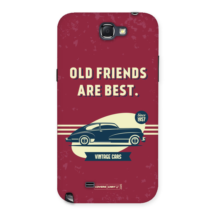 Old Friends Vintage Car Back Case for Galaxy Note 2