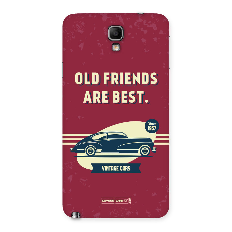 Old Friends Vintage Car Back Case for Galaxy Note 3 Neo