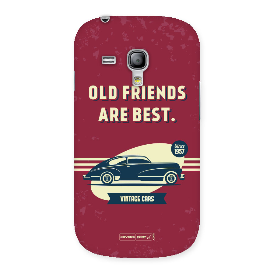 Old Friends Vintage Car Back Case for Galaxy S3 Mini