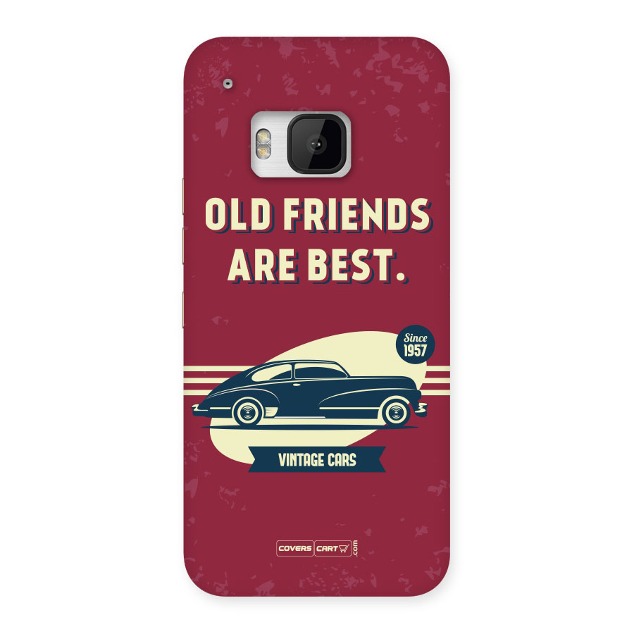 Old Friends Vintage Car Back Case for HTC One M9