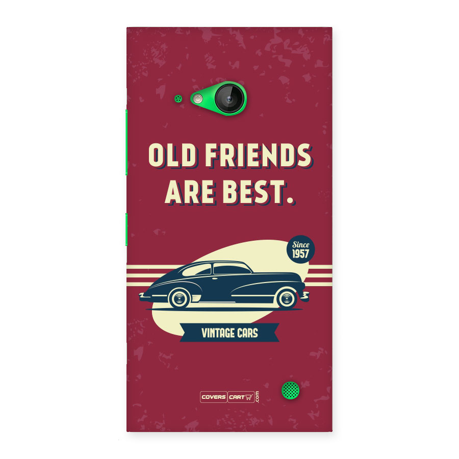Old Friends Vintage Car Back Case for Lumia 730