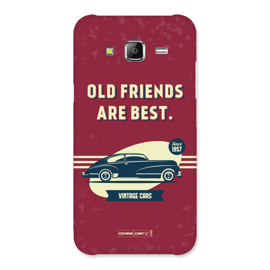 Old Friends Vintage Car Back Case for Samsung Galaxy J5