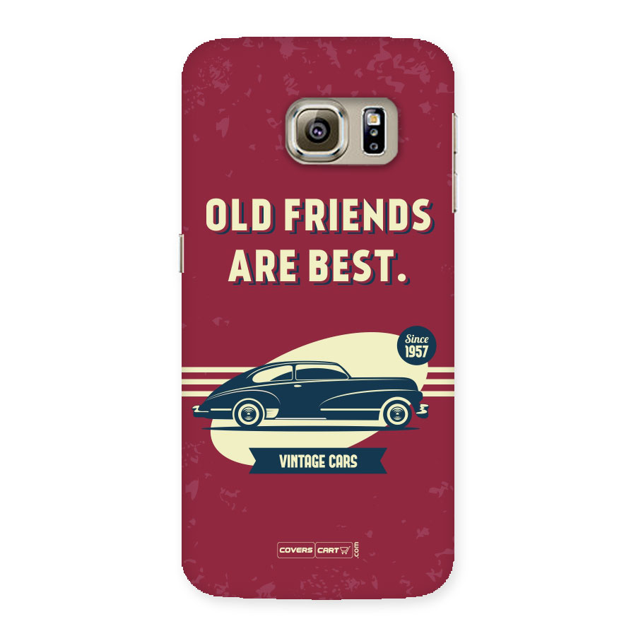 Old Friends Vintage Car Back Case for Samsung Galaxy S6 Edge