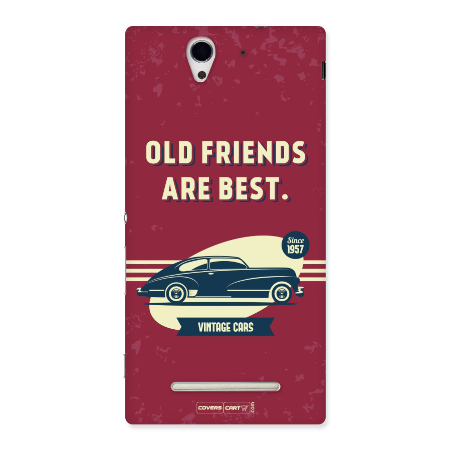 Old Friends Vintage Car Back Case for Sony Xperia C3