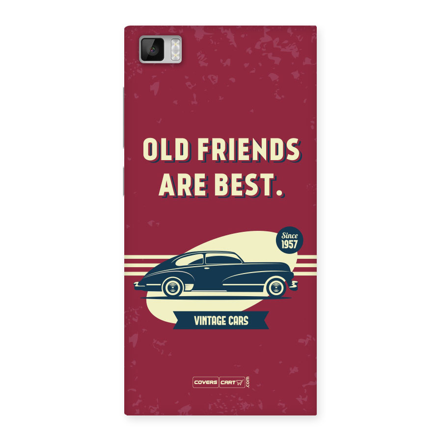 Old Friends Vintage Car Back Case for Xiaomi Mi3
