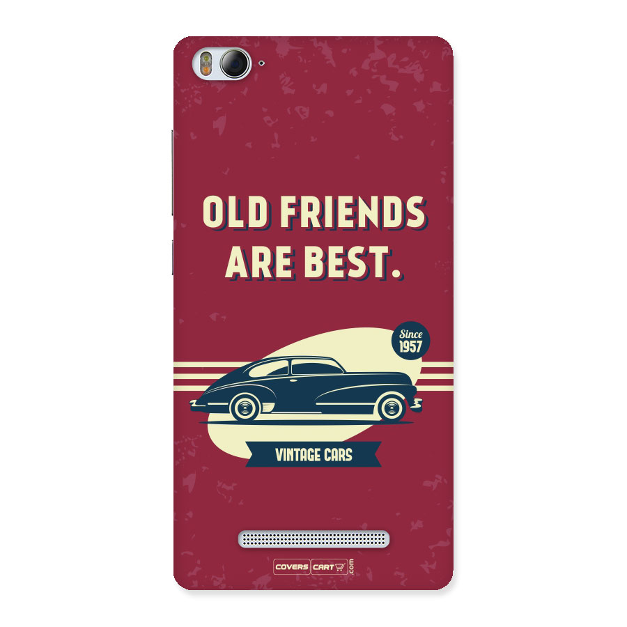 Old Friends Vintage Car Back Case for Xiaomi Mi4i