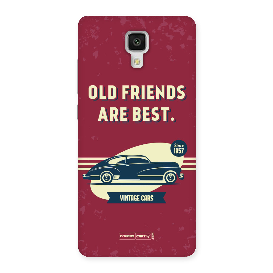 Old Friends Vintage Car Back Case for Xiaomi Mi 4
