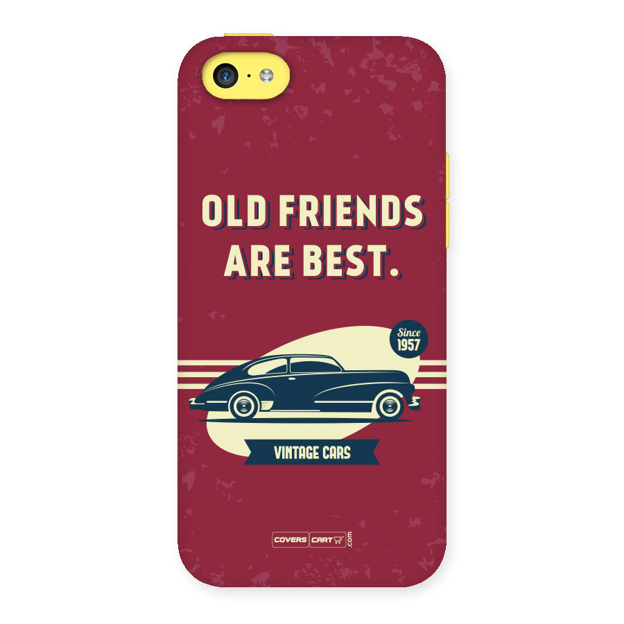 Old Friends Vintage Car Back Case for iPhone 5C