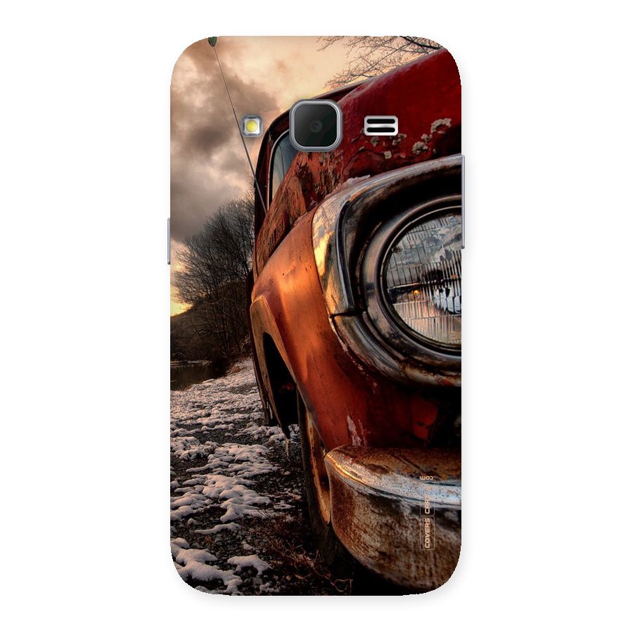 Vintage Car Headlight Back Case for Galaxy Core Prime