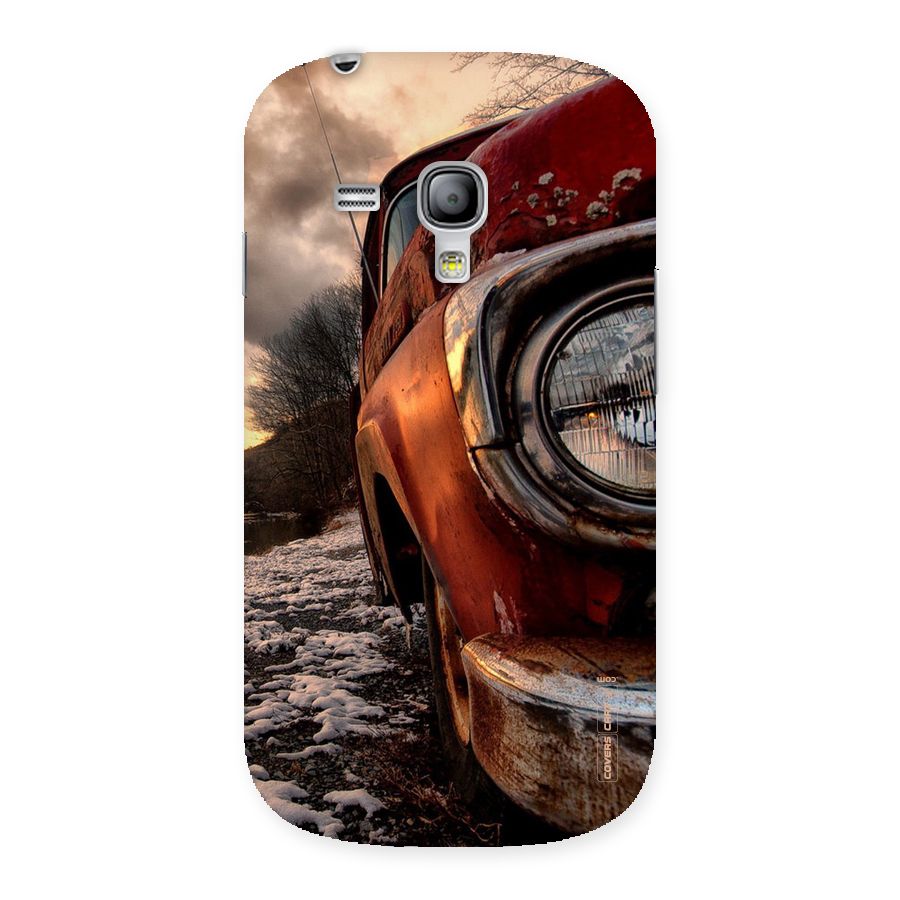 Vintage Car Headlight Back Case for Galaxy S3 Mini