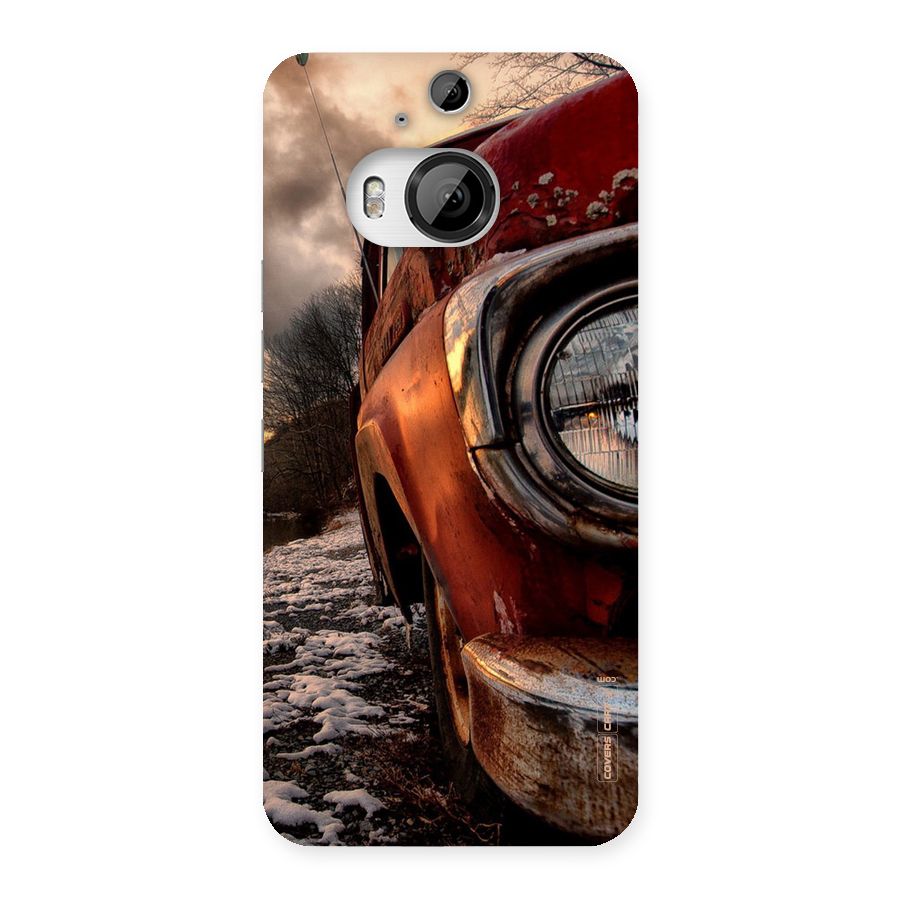 Vintage Car Headlight Back Case for HTC One M9 Plus