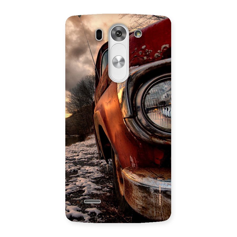 Vintage Car Headlight Back Case for LG G3 Beat