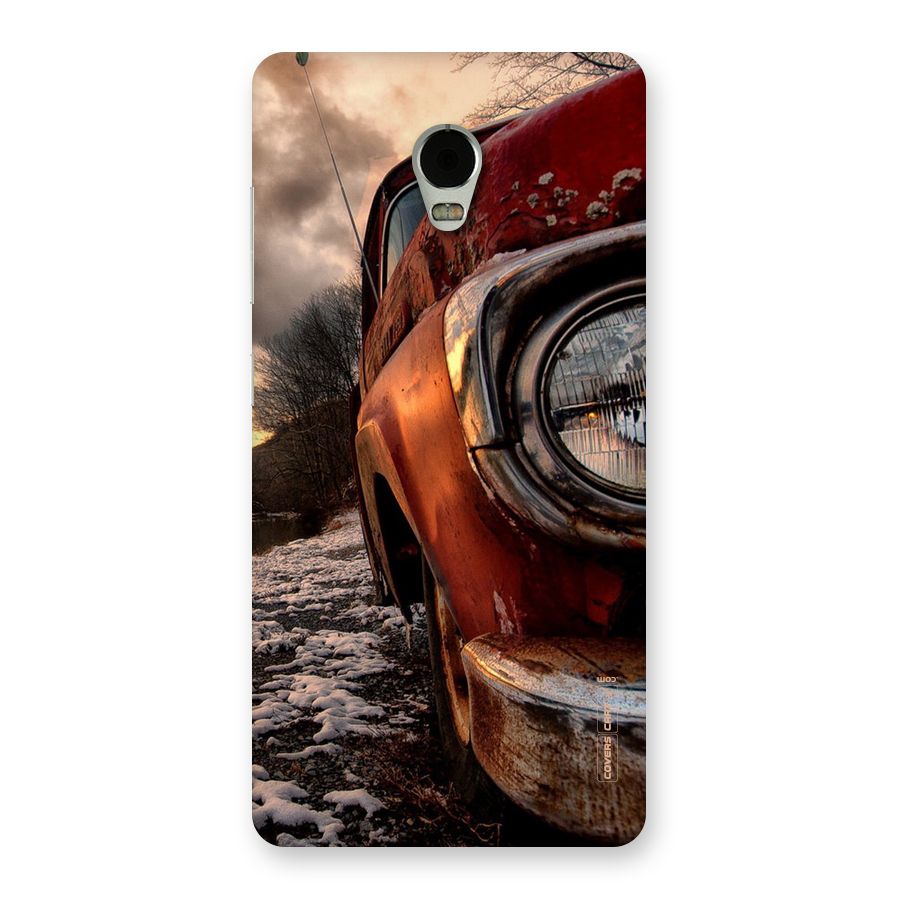 Vintage Car Headlight Back Case for Lenovo Vibe P1