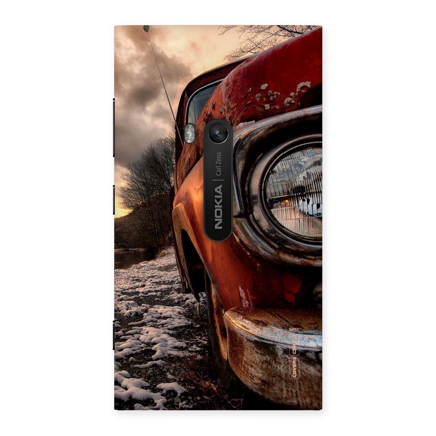 Vintage Car Headlight Back Case for Lumia 920